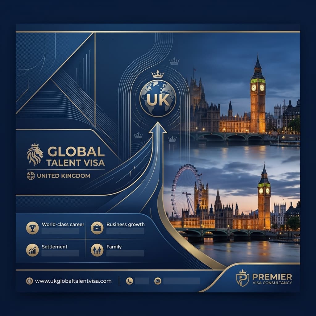 UK Global Talent Visa Flyer